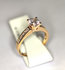 Gold Plated Zilveren Ring met CZ 55601_