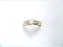 Gold Plated Zilveren Ring Solitair met CZ 55611_