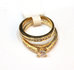 Gold Plated Zilveren Ringen met CZ 55604_