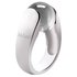 12mm Melano Cateye zilveren ring _